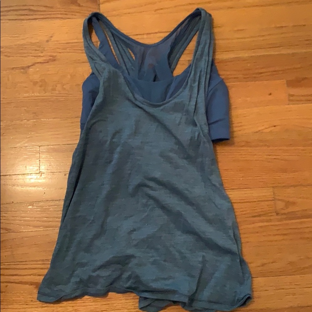 Lulu lemon workout top with built in sports bra